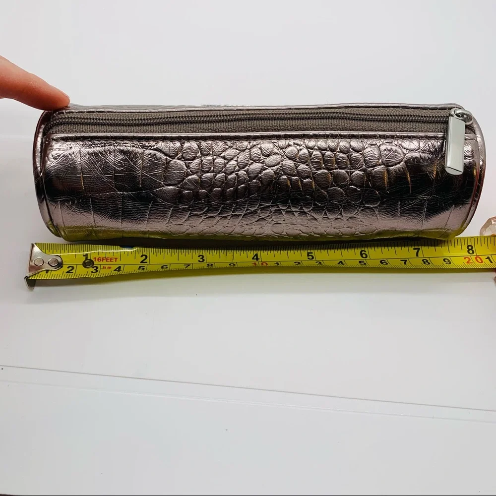 NWOT Chantecaille Cosmetic Travel Bag Pewter